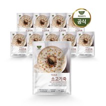 죽이야기 더조은 소고기죽 350g X 10팩, 단품