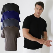 발렌티노크리스티 40 수모달 라운드 반팔티셔츠 4p