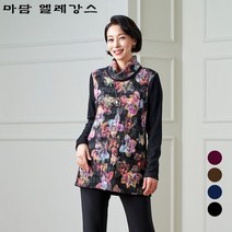 마담엘레강스 윈터 플로라 기모 블라우스 K224BL03