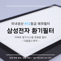 (주)삼성전자 전열교환기 환기시스템 AVS015KBBNA1 호환용 H12등급 헤파필터, 24평