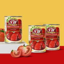 S&W 프리미엄 홀 토마토 411g x 3개