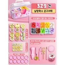 LOVFIR 실링왁스 경전 입문 세트 왁스 10색+6p 실링왁스 스탬프+캔들+수납함, 1개, 10색 정리함 세트