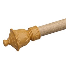 한국레일갤럭시 35mm 궁전 커튼봉 커텐봉, 우드
