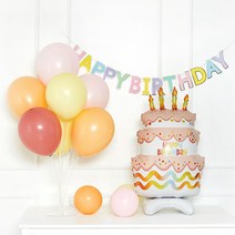 제이벌룬 풍선 스텐드 생일파티 세트, 스텐딩 생일케익