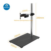 전자현미경 디지털 휴대폰 현미경 미니 usb 홀더 스탠드 베이스 슈퍼 클램프 웹캠 산업용 머신 비전 카메라용 조정 가능한 브래킷 프레임, 보유자
