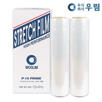 우림 스트레치필름 공업용랩 포장용랩 파렛트랩 수동 자동 고기능랩, P10-고기능랩(400Mx4개)