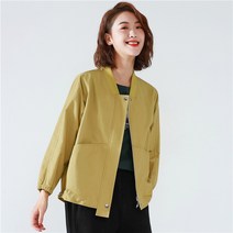 40대 50대 여성 엄마 옷 빅사이즈 40대 50대 봄 가을 그린 자켓 재킷 바람막이