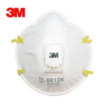 3M 쓰리엠마스크 방역 8812K 2급 배기밸브 방역청소(10개입) 8W5B1BA0, 1개, 1개