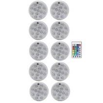 분수대 실내분수 야외 연못 인공 수중 수영장 조명 LED 자석 흡입 풀 물고기 탱크 수족관 액세서리, [10] 1 controller 10 Lamp