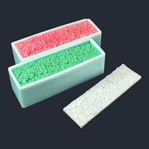 1kg 하늘색 실리콘몰드 수국 꽃 플라워 매트, 1KG몰드휨방지 아크릴