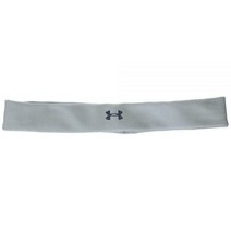 언더아머 Under Armour 여성용 플레이 업 머리띠 블랙 (001)/그레이 울프 프리 사이즈 156405, One Size Fits Most, White (100)/Black, White (100)/Black