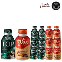 티오피 아메리카노&칸타타 카라멜마키아토 275ml X 각6개(총12개) 액상커피 커피음료 칸타타 TOP 캔커피, 12개