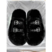 5센치 키높이 통굽슬리퍼 굽있는 쿠션 퍼 털 귀여운 겨울