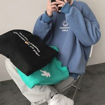 제로스샵 포포 오버핏 기모맨투맨 남녀공용