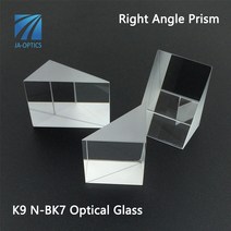 세오돌라이트ja-optics 팩 2 개 12.7x12.7x12.7mm k9 유리 반사 프리즘 광학 이미지 반사용 직각 프리즘