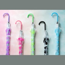 쓰기편한 편의점 땡땡이 비닐우산 색상랜덤 튼튼한 여름장마 비안맞는