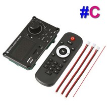 카오디오앰프 차량용 무선 앰프 스피커 50w + 50w 블루투스 오디오 디지털 전원 tpa3116 증폭기 보드 자동차 diy usb aux fm mp3 디코더 플레이어 모듈, x3-c