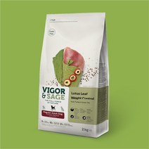 비고앤세이지 강아지 어덜트 로투스리프 웨이트컨트롤 레귤러 건식사료, 칠면조, 2kg, 1개