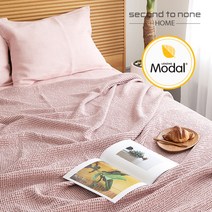 [세컨투넌] 차르르 와플 모달 스프레드 여름이불 S, 싱글-이불, 핑크