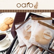 오아로 우리밀 수제쿠키 16개입 선물세트(칼슘초코칩+땅콩), 없음, 상세설명 참조