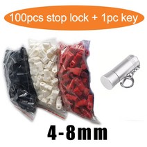 출퇴근기록기 얼굴인식 근태 지문 인식기 101 개 도매 플라스틱 EAS 보안 정지 잠금 소매 상점 디스플레이, 01 4mm Black and Key