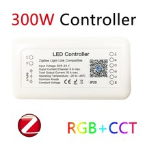 스마트홈 스마트전등스위치 Tuya Zigbee LED 컨트롤러 RGB + CCT 6pin 라이트 스트립 DC12-24V Alexa Google assistant와 함께 작동