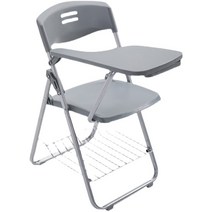 일체형 1인용 접이식 책상의자 학원 테이블 보드, 검은색 2개부터 배송됨