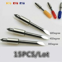 사료 건초 절단기 볏짚KZTech-비닐 커터 블레이드 30 45 60 도 Graphtec CB15 CB09 실루엣 카메오 크래프