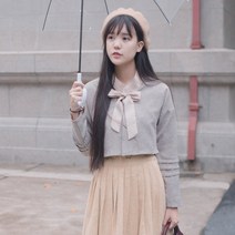 114198 [쩡슈] 여성 생활 한복 교복 여자 개량 의류 한푸 Hanfu 상의 자수