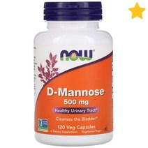나우푸드 D-만노스 500mg 베지 120정, 1개, 기본
