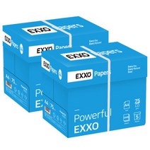 (EXXO) A4 복사용지(A4용지) 75g 2500매 2BOX, 엑소(EXXO) A4 복사용지(A4용지)