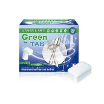 자우버 천연성분 식기세척기세제 삼성 엘지 올인원 LG식세기세제 30개입 dishwasher 소금 그린탭 고체세제, 30개입 (1박스)