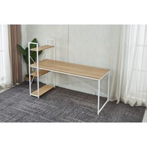 철제프레임 조립식 H형 입식 컴퓨터책상 1200 1600