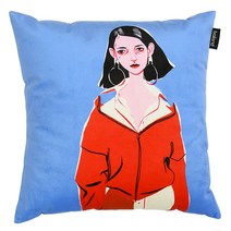 팝아트 레트로 빈티지 인테리어 쇼파 쿠션 커버 등받이 허리 소파 쿠션 감성 디자인 패브릭 명품, C