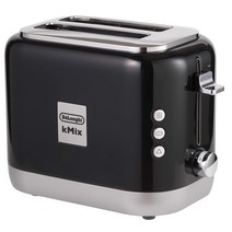 델롱기(DeLonghi) 케이믹스 팝업 토스터 10장~5장 절식 빵 대응 리치 블랙 kMix TCX752J-BK