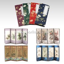 한지 민화 미니병풍만들기(대-4폭) DIY 한지공예 만들기세트 두리한지공방, 모란, 4.화조도(대-4종)