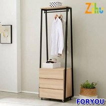 ForU43 지후 이동식 행거 3단 일반형행거 옷걸이행거 헹거 공간활용, 상세페이지 참조