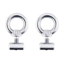 호환 frp 보트 선외기 낚시보트 m4 리프팅 ​​아이 너트 패스너 프론트 텐트 스토퍼 트랙 마운트 타이 다운 아일렛 레일 트랙 나사 rv caravan camper, 2개, 02 2 PCS