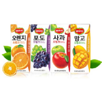 델몬트 드링크 190ml (오렌지-24팩) + (사과-24팩), 1세트