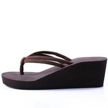 플리플랍쪼리 키높이쪼리 여름 캐주얼 eva 플랫폼 여성 목욕 슬리퍼 웨지 비치 플립 플롭 여성용 하이힐 소프트 슬리퍼 블랙 여성용 신발