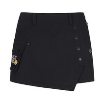 파리게이츠 파리게이츠반바지 F 52101PS371_BK 블랙 여성 스냅 버튼 큐롯 스커트 52101PS371 BK