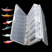 에기 14칸 수납 양면 케이스 태클박스 루어케이스 투명 에기박스, 에기케이스