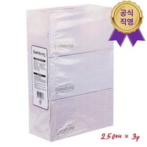 슬림티슈 2겹 업소용 250매 3p 팝업 곽휴지 코푸는