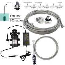 고압분사기 5L/Min DC 12V 60W 자동 스위치 마이크로 다이어프램 워터 펌프 고압 분무 스프레이, 08 SS grey