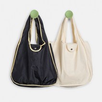 돌돌이카바스시장가방 마켓백 장바구니 접이식시장 리사이클링백 데일리백 장바구니 마켓백 가방, 아이보리