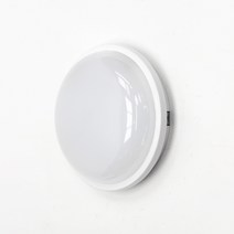 LED 벌크헤드 원형 15w 20w 조명 실내 외부 벽등 직부등 야외 방습등 방수등 욕실등 천정등 실외등 외부등 벽부등, 주광색 (하얀빛), 무커버 원형 20W