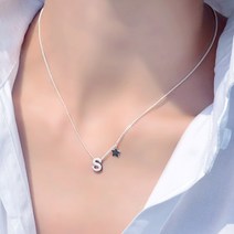 알렉스 925 순은목걸이 알파벳목걸이