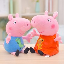 돼지 페파 인형, 엄마돼지 + 아빠돼지, 30cm