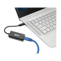 트립라이트 Tripp Lite USB C 기가비트 이더넷 어댑터 타입 Gbe 썬더볼트 3 호환 10/100/1000 USBC U43606NGB
