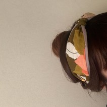 ﻿마끼아또 에스닉 린넨 빈티지 유니크 터번 반다나 두꺼운 머리띠